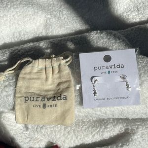 NWT Pura Vida Sun + Moon Earrings